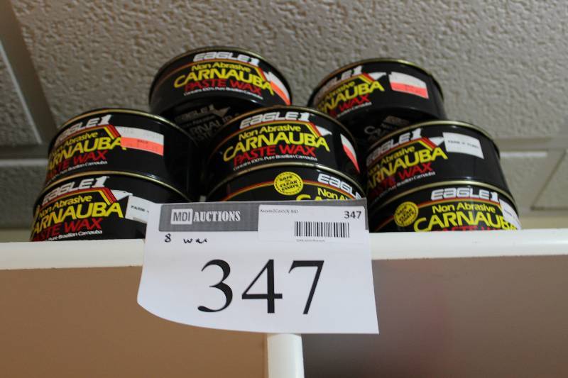 lot 347 image: Lot of (8) Carnaliea Paste Wax Eagle 1.