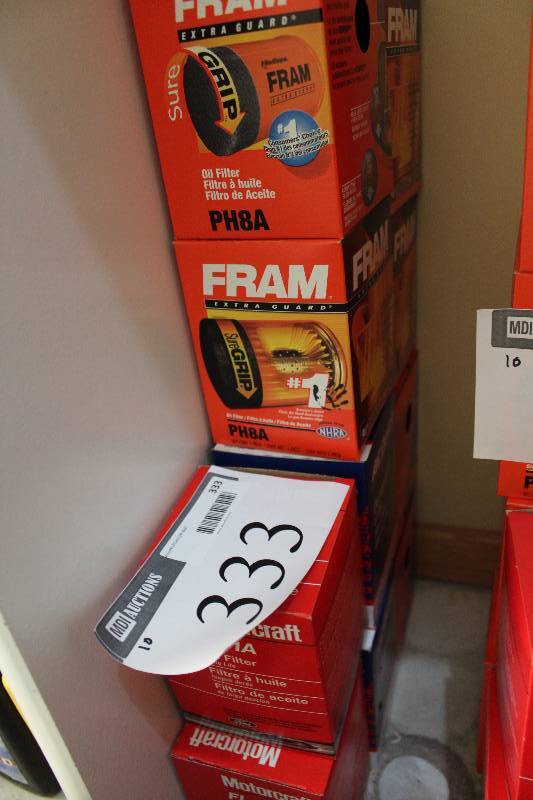 lot 333 image: Lot of (10) Fram PH8A Oil Filters.