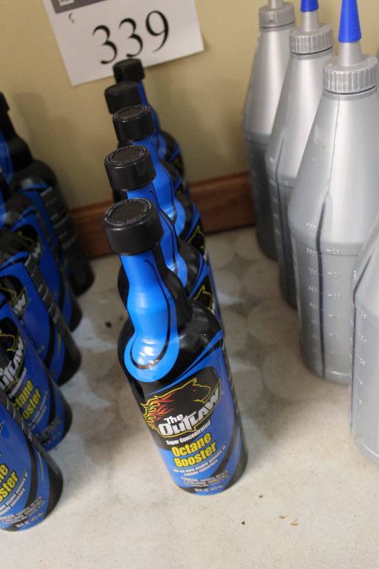 lot 339 image: Shelf Lot of (5) Outlaw Octane Booster.