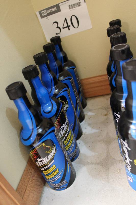 lot 340 image: Shelf Lot of (5) Outlaw Octane Booster.