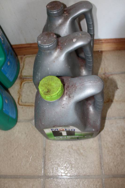 lot 414 image: Lot of (3) Mobil 1 0W-30 Fully Synthetic Oil Jugs.