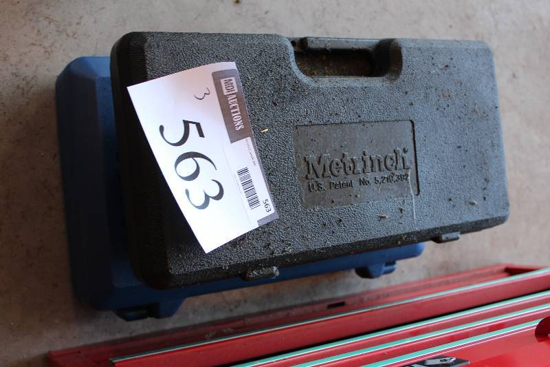 lot 563 image: Lot of (3) Tool Cases wWrench & Ratchet Sets.