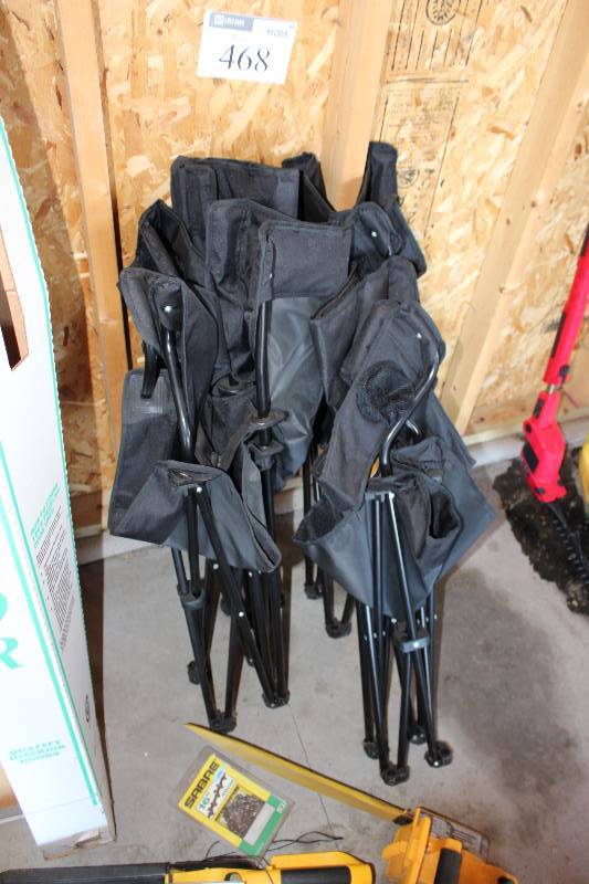 lot 468 image: Lot of (4) Folding Chairs.