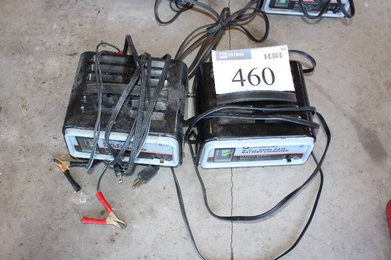 lot 460 image: Lot of (2) Automotive Battery Charger.