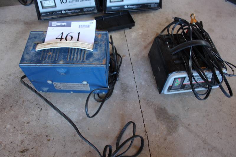 lot 461 image: Lot of (2) Automotive Battery Charger.