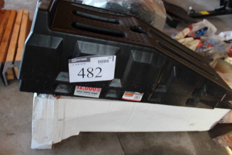 lot 482 image: Lot of (3) Tire Ramps.