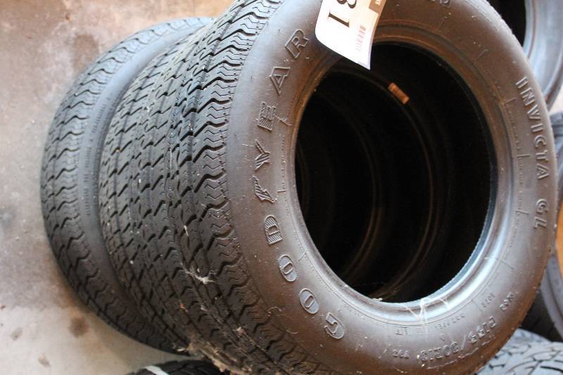 lot 531 image: Lot of (4) Invicta Good Year Tires P15580R13 79S.