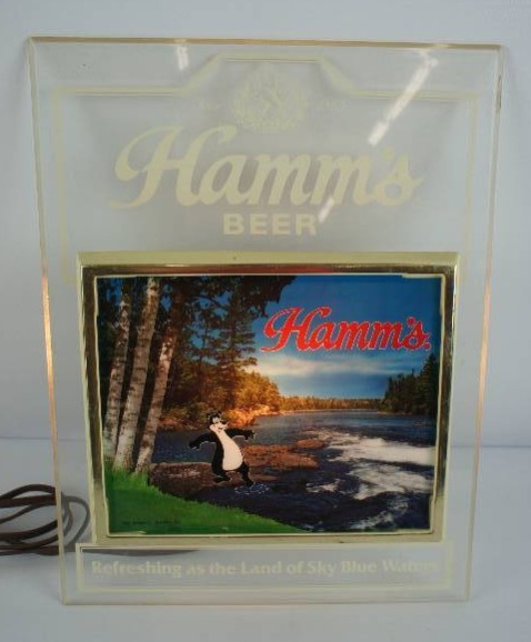 Hamms Beer Lighted Sign
