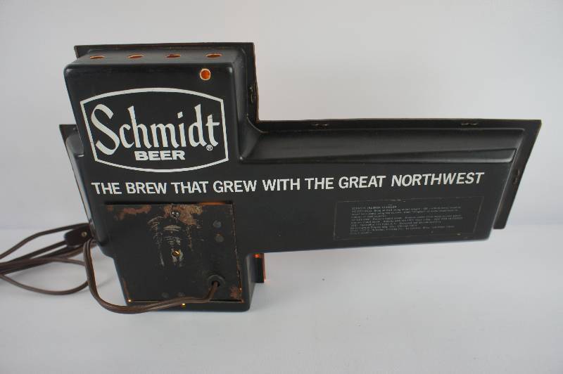 Schmidt Beer Bubbler Motion Sign