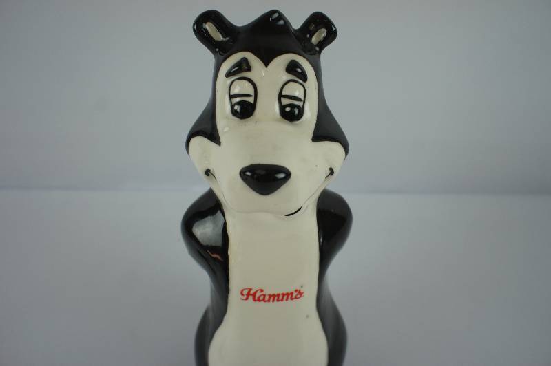 Hamms Bear Ceramic Bank