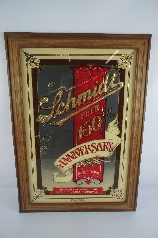 Schmidt Beer 130th Anniversary Limited Edition Mirror