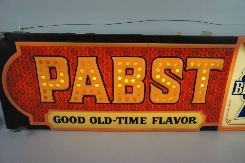 Pabst Window Lighted Sign