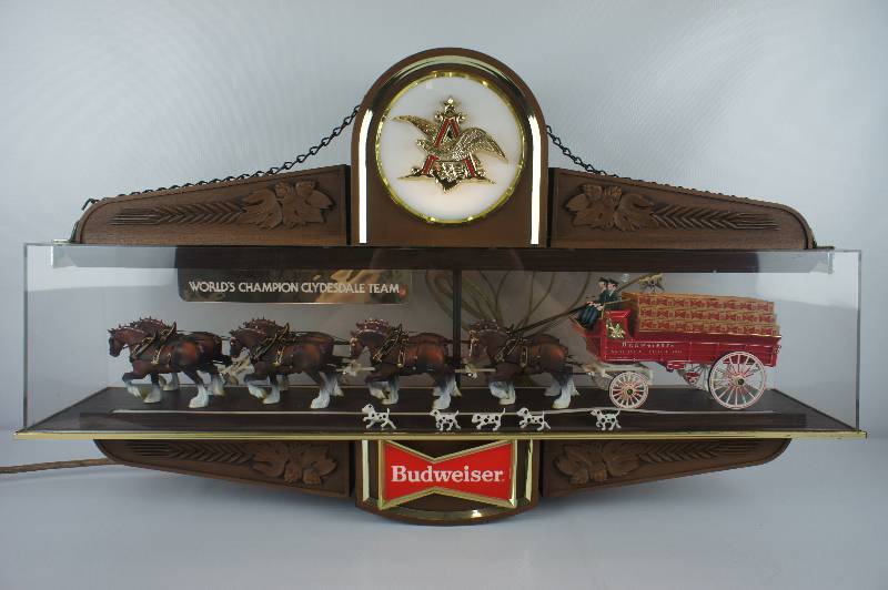 Budweiser Hanging Window Sign
