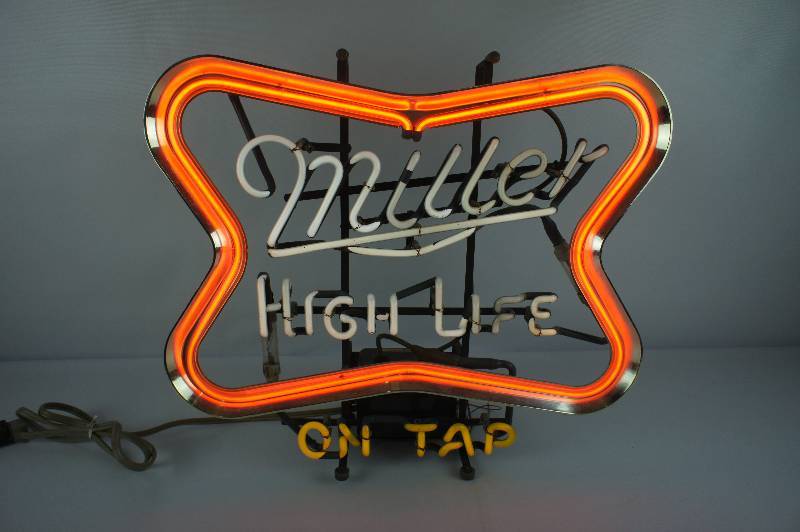 Miller High Life Three-Color Neon Sign