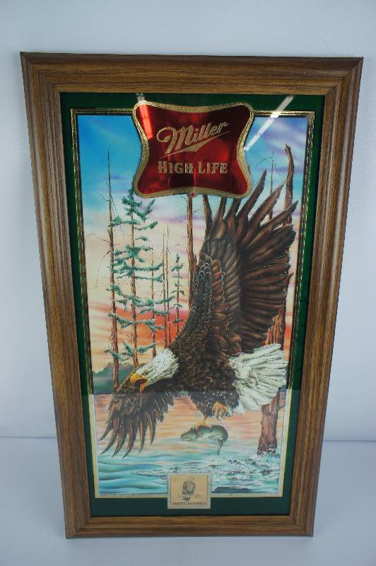 Miller High Life American Bald Eagle Mirror