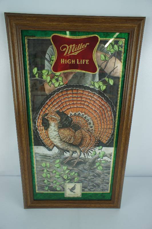 Miller High Life Ruffed Grouse Mirror