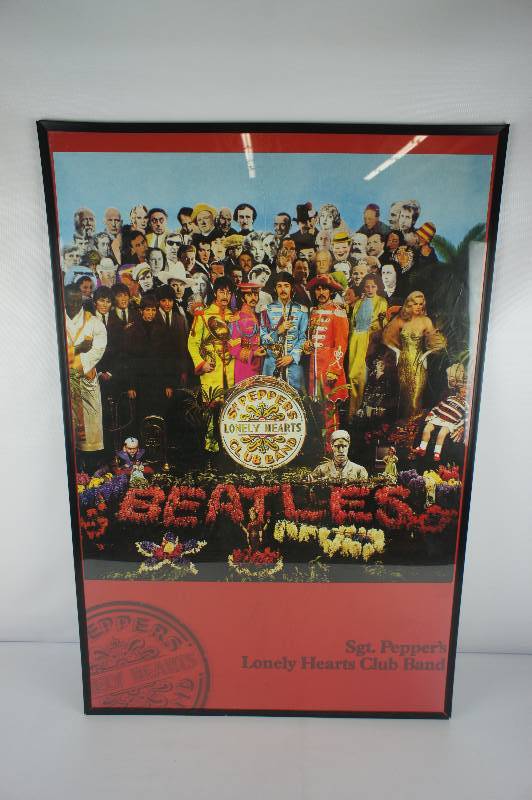 Sargent Peppers Lonely Hearts Club Band Framed Poster