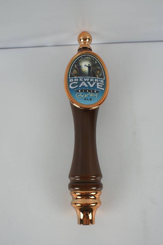 Brewers Cave Black Barley Ale Tap Handle