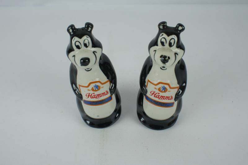 Hamms Beer Ceramarte Salt  Pepper Shakers