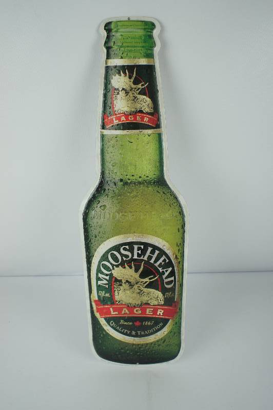 Moosehead Lager Bottle Tin