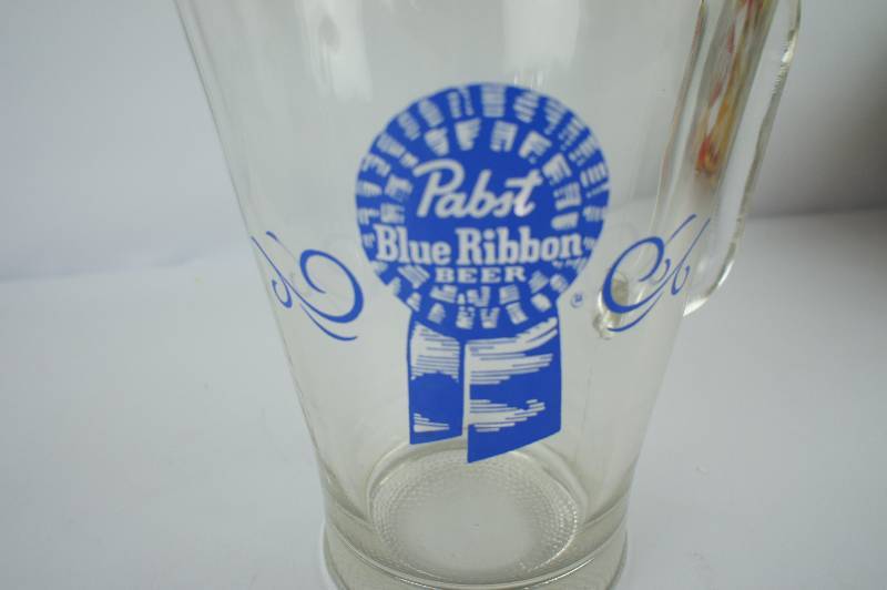 Pabst Beer Glass Pitcher