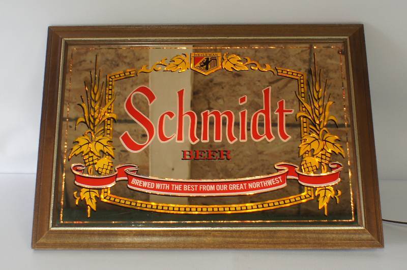 Schmidt Beer Shadow Box Lighted Sign