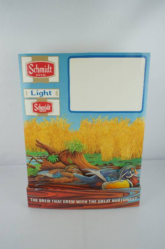 Schmidt Beer Wood Duck Motion Sign