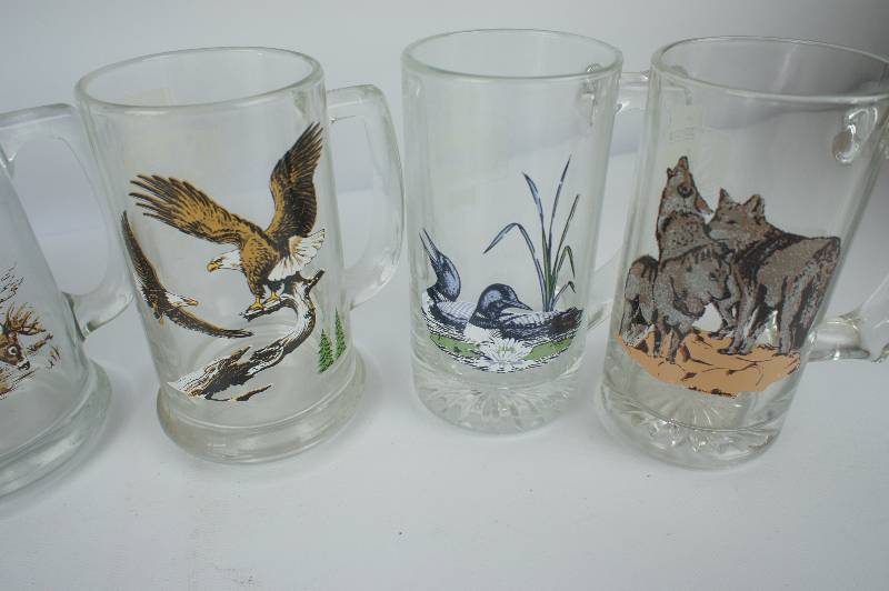 Six Schmidt Beer Collector Series Mugs