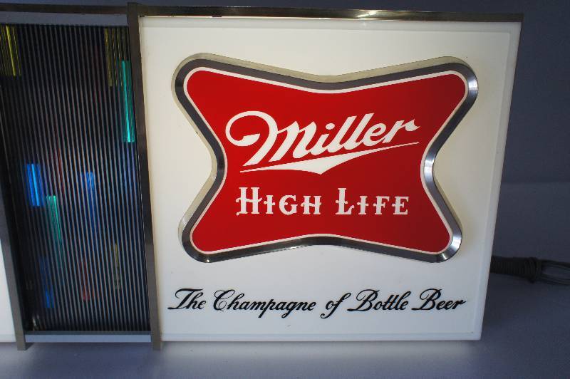 Miller High Life Light Sign  Clock