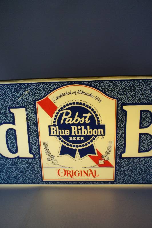 Pabst Beer Lighted Sign