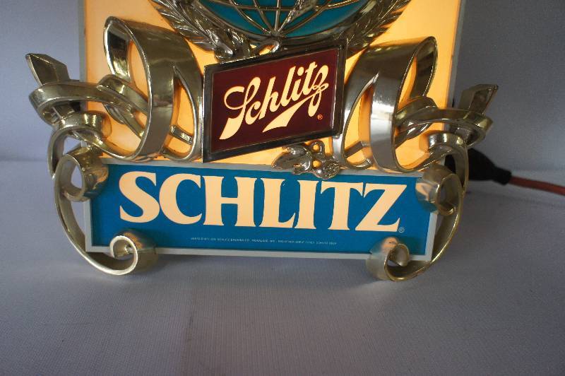 Schlitz Beer Lighted Sign