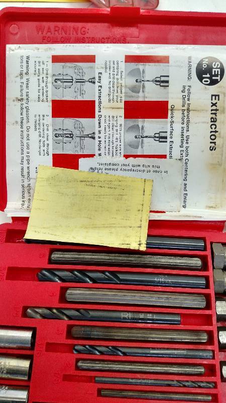 Mac SE-10 Screw Extractor Set...