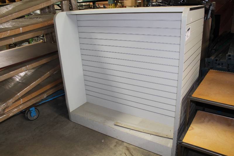 lot 30 image: Display Case wSlotted Back For Hanging Brackets 30 x 60.5 x 58.