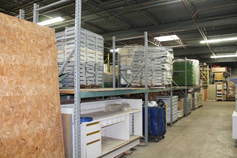 lot 3 image: Pallet Racking Lot Including 10 x 3 Uprights (6) 8 x 3 Cross Beams (10) Does Not Include Contents.