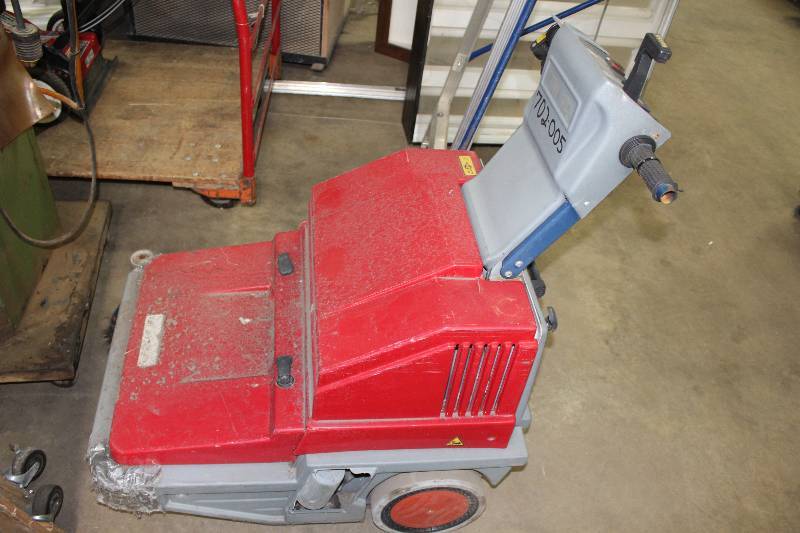 lot 9 image: Walk Behind Floor Buffer wFront Sweeper.
