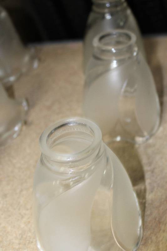 lot 163 image: Lot of (3) Glass Light Shades.