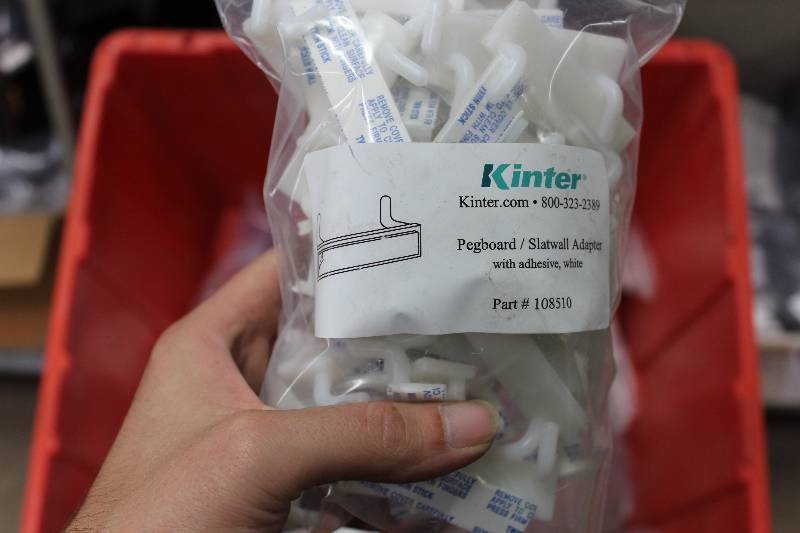lot 143 image: Kinter Box Lot Including Gripper H Clip Literature Pockets Label Holders And More.