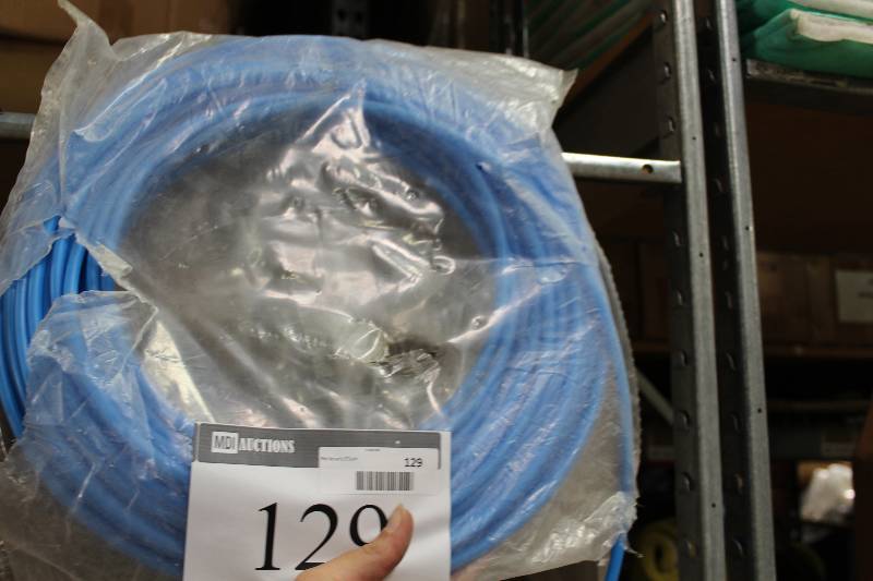 lot 129 image: Roll of Tubing  Hosing  Cable.