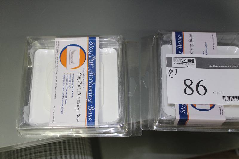 lot 86 image: Box Lot of (2) Stay Put Anchoring Base.