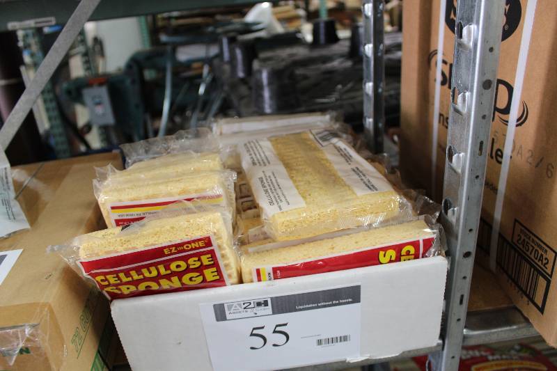lot 55 image: Box Lot of EZ-One Cellulose Sponge.