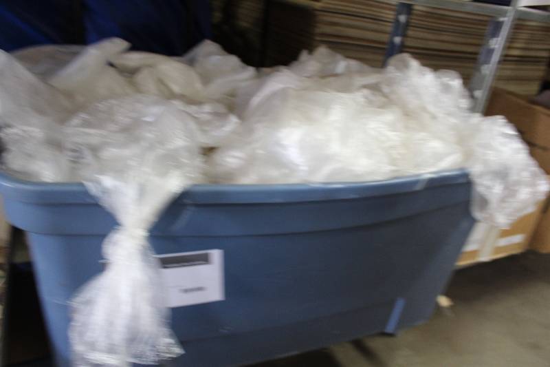 lot 60 image: Container Lot of Plastic Bags.