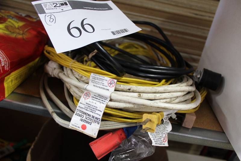 lot 66 image: Lot of (3) Extension Cords.