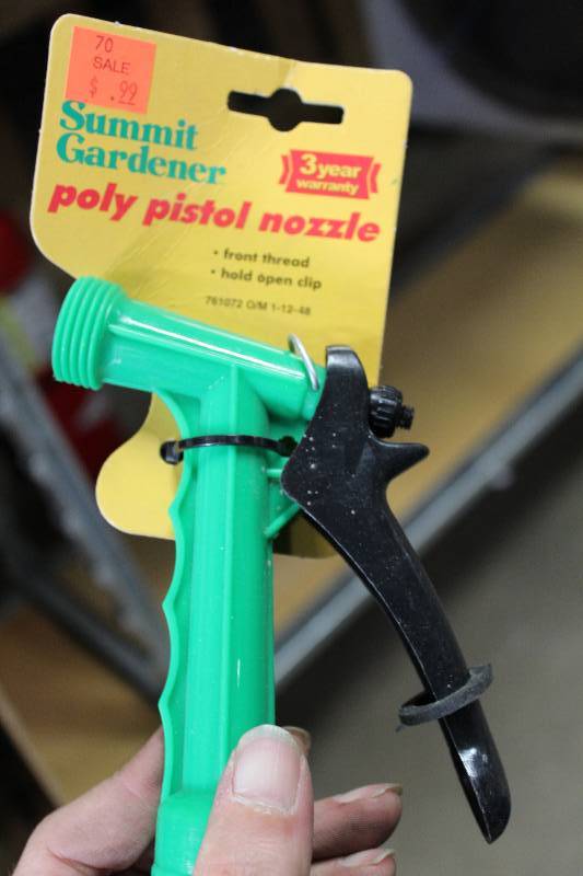 lot 68 image: Box Lot of Summit Gardener Poly Pistol Nozzle For Garden Hose.