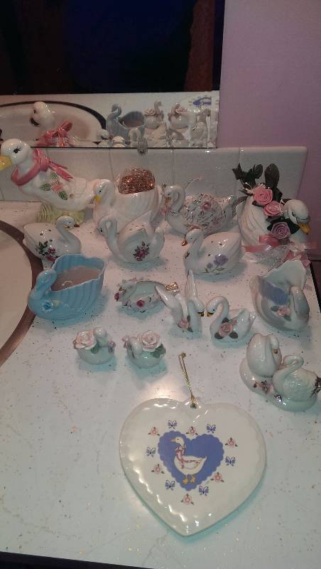 Duck and goose figurines