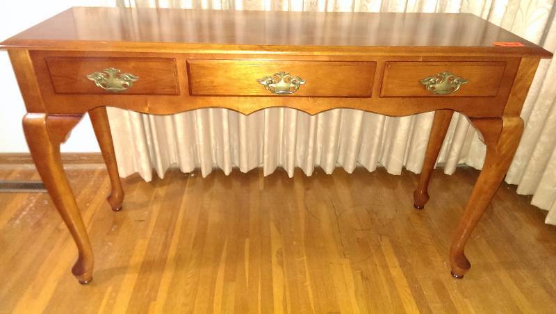Sofa table with single drawer