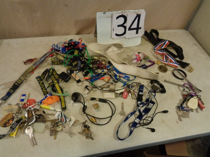 Keys, Keychians, Lanyards