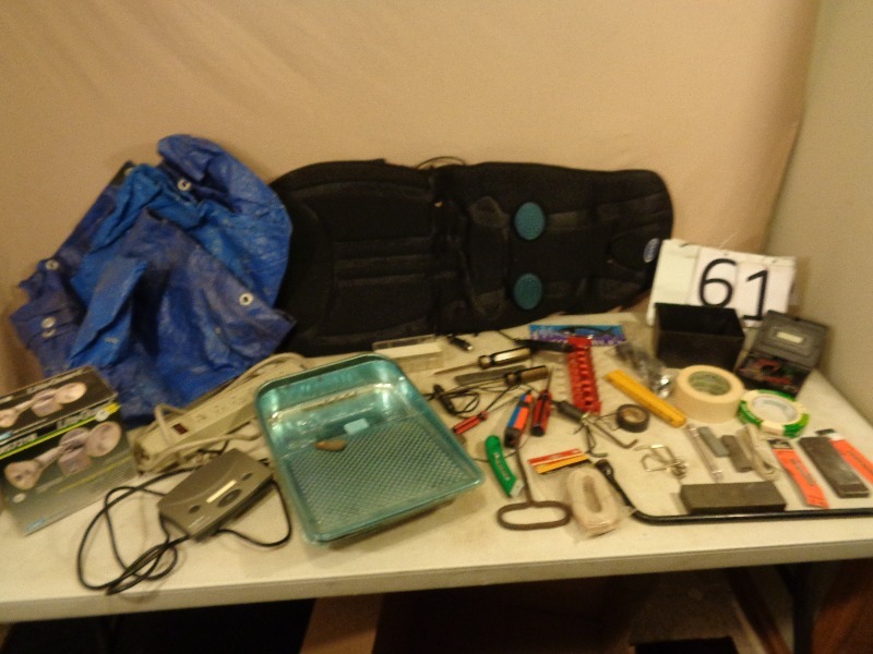 Assorted Tools, Shop Supplies, and More.