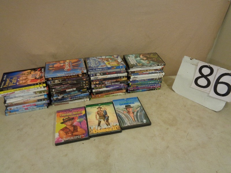 Over 50 Assorted Dvds