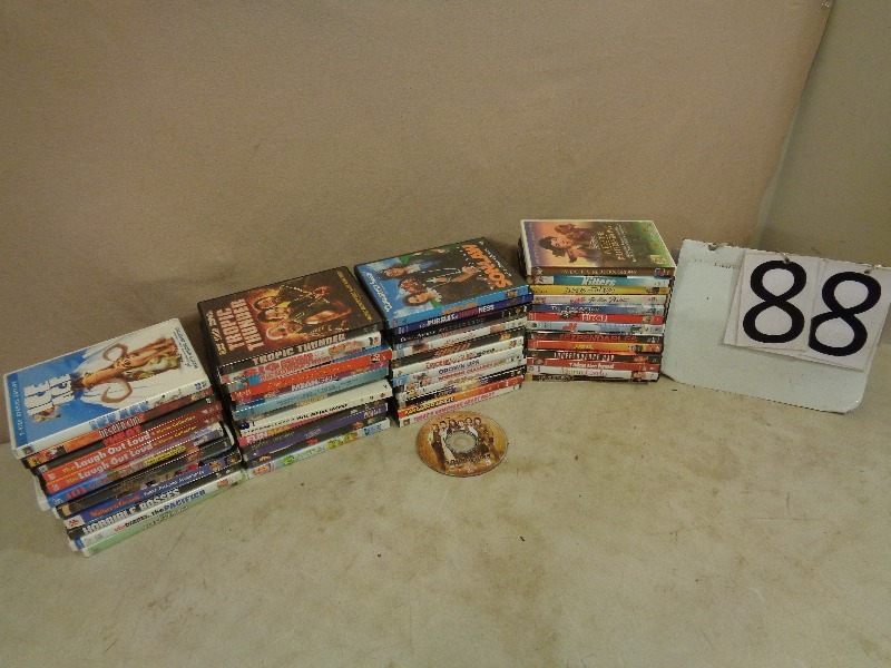 Over 50 Assorted Dvds