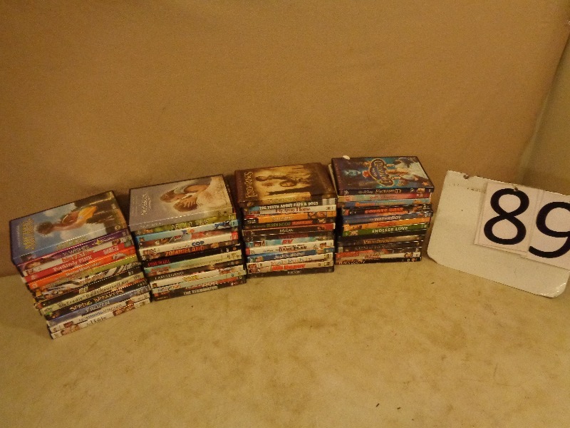 Over 50 Assorted Dvds